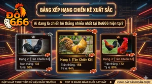 Ai đang là chiến kê thắng nhiều nhất tại Do666 hiện tại