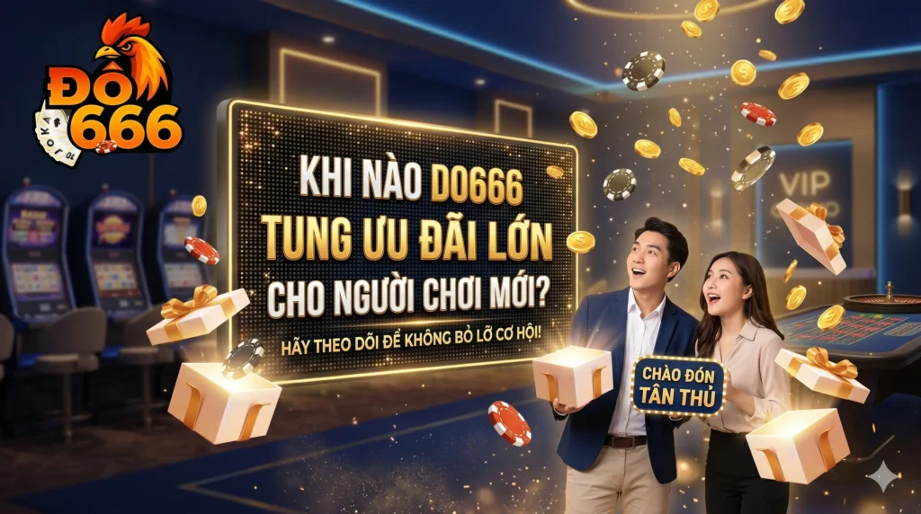 Khi nào Do666 tung ưu đãi lớn cho người chơi mới