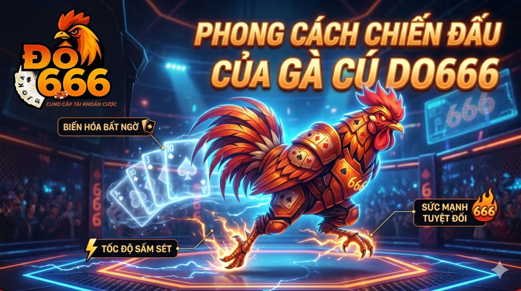 Gà cú Do666 có phong cách chiến đấu ra sao?