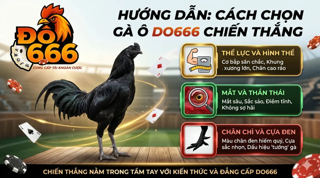 Làm thế nào để chọn gà ô Do666 dễ thắng?