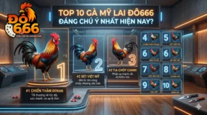 Top 10 gà Mỹ lai Do666 đáng chú ý nhất hiện nay