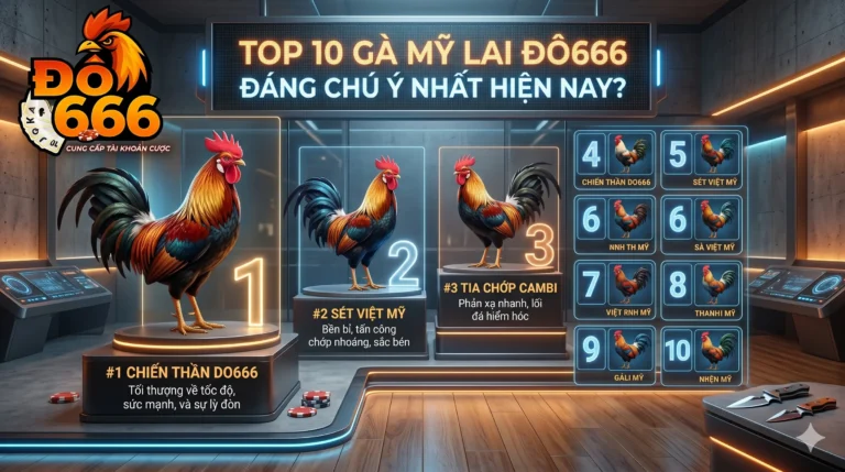 Top 10 gà Mỹ lai Do666 đáng chú ý nhất hiện nay