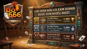 top tran dau ga xam do666 duoc xem nhieu nhat
